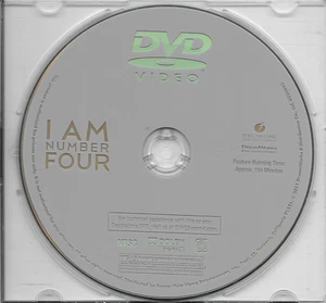 I Am Number Four Standard Edition 2011 DVD Like New DISC ONLY - Imagen 1 de 2
