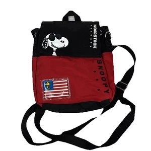 Vintage Snoopy Woodstock Peanuts Backpack 1998 Mini Back Pack Bag Rare - Bild 1 von 15