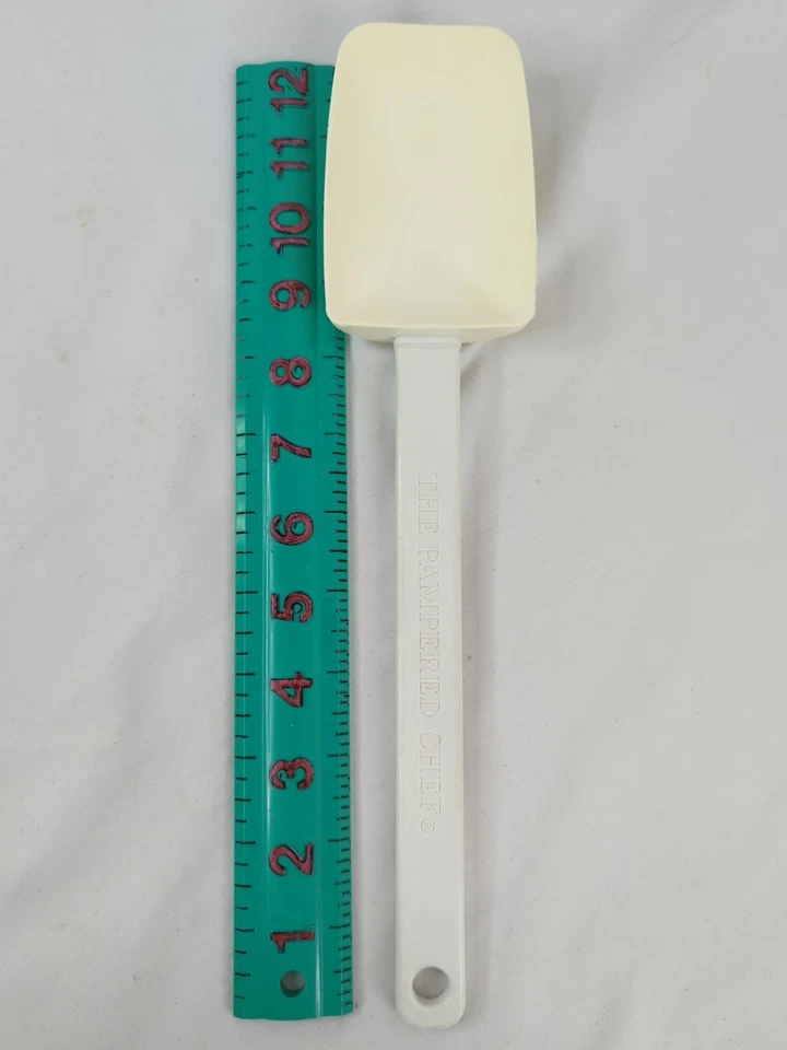 Spatula #Pampered Chef Mix 'N Scrape Scoop Spatula Large Heavy Duty  12 1/4” - Image 1 of 4