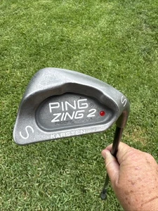 NICE! PING ZING 2 Red Dot Sand Wedge Karsten 101 Graphite Shaft RH 35.5” VGC++ - Picture 1 of 10