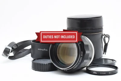 [Aplicación como nueva con capucha y estuche] Lente manual Minolta MC Rokkor-PF 85 mm f/1,7 de JAPÓN Foto 1 de 4