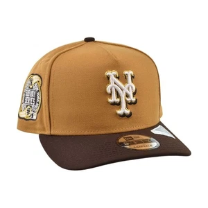 New Era New York Mets 9Fifty Men's Snapback Hat Panama Tan - Picture 1 of 5
