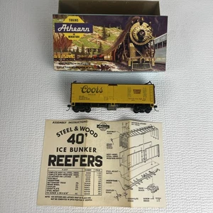 Athearn HO 5203 Coors Beer 40’ Ice Bunker Reefer w/ Box & Instructions - Picture 1 of 9