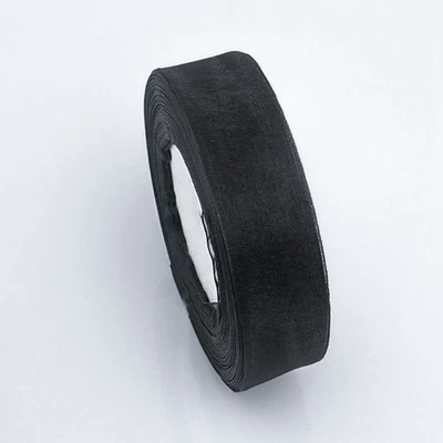 50 Yards 25mm (1")  Sheer Organza Shimmer Chiffon Tulle Ribbons Bows Wedding - Image 1 of 4