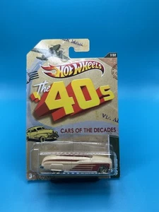 2011 Hot Wheels 40s Cars of the Decades 7/32 '49 MERC Cream/Red - Picture 1 of 4