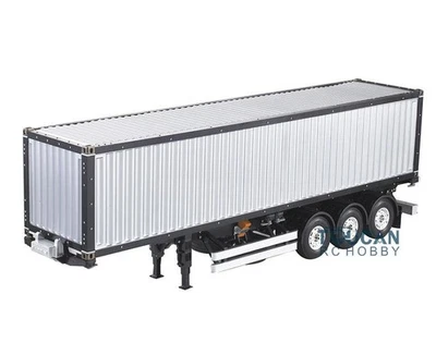 US Stock TOUCAN 1/14 3 Axles 40ft RC Container Chassis Semi Tractor Trailer KIT - Image 1 of 4