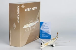 NG Model 1:400 Etihad Airways Airbus A350F Flugzeugmodell & Point Card Geschenk - Bild 1 von 12