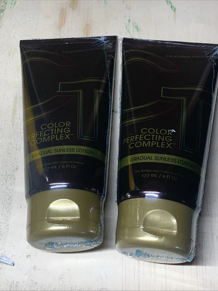 2 Pack California Tan Color Perfecting Complex Gradual Sunless Lotion 6 Fl Oz - Image 1 of 2