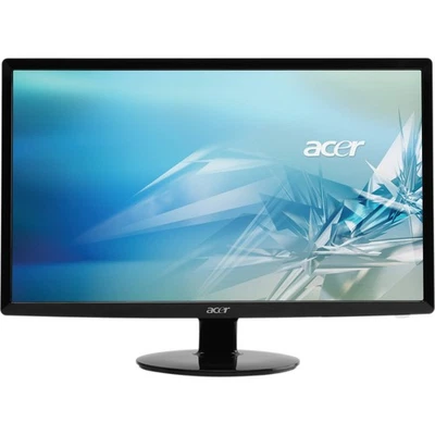 Acer S231HL bid 23" Widescreen LED Backlit LCD Monitor with VGA Cable - Image 1 of 3