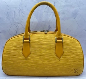Louis Vuitton Epi Jasmine Damen Leder Handtasche Gelb / Orange Top Henkeltasche - Bild 1 von 24