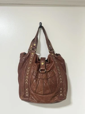 Lucky Brand Italian Leather Lamb Skin Boho Purse Bag Crossbody/Shoulder Strap - Image 1 of 4