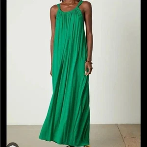 Velvet by Graham & Spencer Women's Green Cheyenne Maxi Dress Size L - Picture 1 of 9