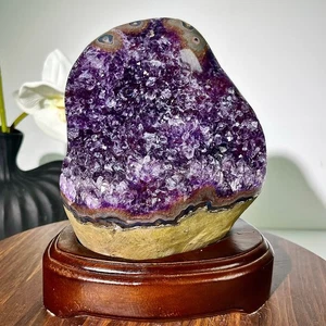 6.64LB Natural amethyst, quartz ore body Uruguayan amethyst crystal block - Picture 1 of 15