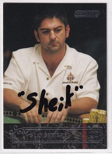 Tarjeta firmada autografiada por Sean Sheikhan Poker Legend - Imagen 1 de 1