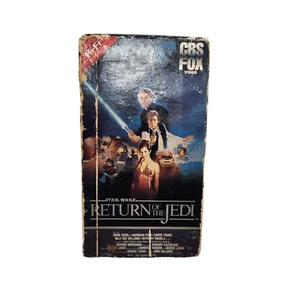STAR WARS RETURN OF THE JEDI (1986) Red Label / CBS FOX Lucasfilm / Textured VHS - Picture 1 of 7