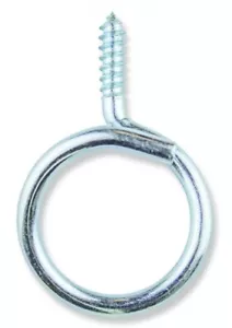 *OPEN BOX* Platinum Tools® JH814-100 ¼″ Wood Screw – 2″ Bridle Rings, Box of 100 - Picture 1 of 1