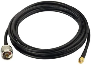 N Male to RP-SMA Male RG58 Coaxial Pigtail Cable 2m - Picture 1 of 4