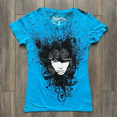 IRON FIST THE CURSE ELECTRIC BLUE LADIES T-SHIRT  — 第 1/2 张图片