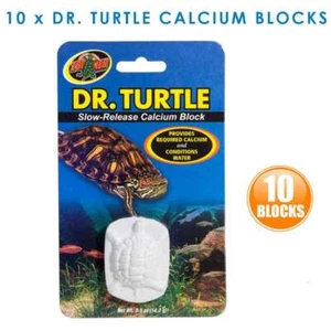 10 x DR Turtle Slow Release Calcium Block - Prevents Soft Shell Aquatic Reptiles - Picture 1 of 6