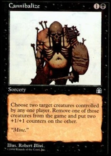 Moderate Play, Korean MTG Regular Cannibalize Stronghold Magic the Gathering - Image 1 of 1