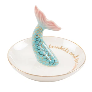 Sass & Belle Magical Mermaid Tail Trinket Dish - Picture 1 of 2