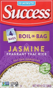 Success Boil-in-Bag Reis, aromatischer Jasminreis, 14 oz 4 Beutel - Bild 1 von 1