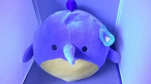 Squishmallow 12” Swish the Swordfish Marlin, BNWT (2022 Sealife Squad) - Picture 1 of 5