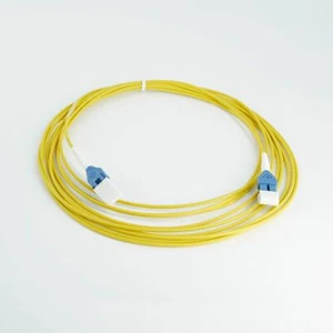 Glasfaser LWL Patchkabel 6m LC-LC Stecker yellow 9/125 OS1/OS2 Duplex Singlemode - Bild 1 von 3