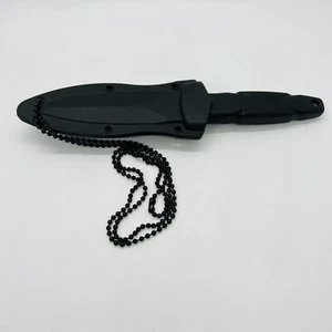 SMITH & WESSON HRT 5.5" HIGH CARBON STEEL SINGLE EDGE BOOT KNIFE & HARD SHEATH - Picture 1 of 8