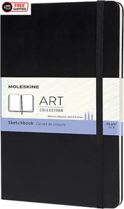 Moleskine Classic Hard Cover Notebook - Sketchbook - Large - Black, (QP063) - Picture 1 of 12