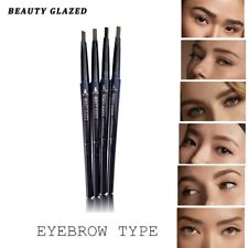 UK Waterproof Eyebrow Pencil 5 Natural Colors Long Lasting Eye BROWN Brow Kit 