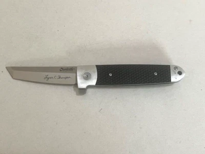 Navaja de Bolsillo Plegable Cold STEEL Oyabun S35VN STEEL Hoja Mango Negro, Excelente Foto 1 de 4