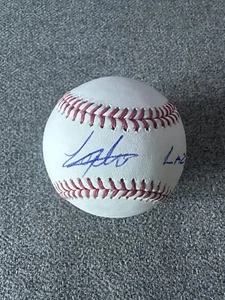 Lazaro Montes Signed Autographed Baseball w/Lazer Inscription PSA/DNA COA - Picture 1 of 4