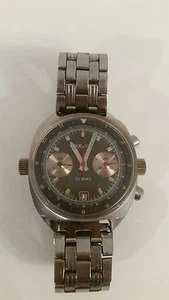Poljot Chronograph 3133 Wrist Watch Men polet okean dial soviet ussr rare russia - Picture 1 of 10