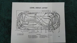 Lionel 1823 Lionel Super O Display Layout Anleitung Fotokopie 6 Fuß x 15 Fuß - Bild 1 von 3