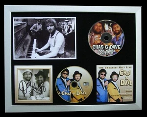 CHAS & DAVE+SIGNED+FRAMED+RABBIT+GERTCHA+PLEASING=100% GENUINE+FAST GLOBAL SHIP - Picture 1 of 8