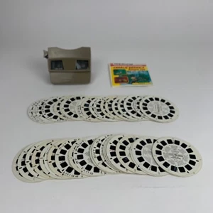 GAF View-Master Viewer vintage grigio con 48 mulinelli - Foto 1 di 21