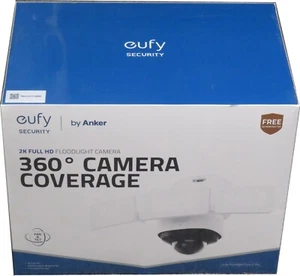 eufy Floodlight Cam 2 Pro 2K FHD Outdoor Wired Security Camera Motion Activated - Picture 1 of 2