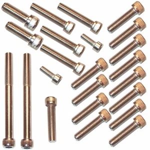 TRIUMPH SCREW SET UNIT 650 63-68 BSF 3 COVERS SCREWSETTRI03 - Imagen 1 de 1