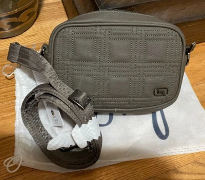 Bolso Bandolera Compacto Lug Mingle Mate Luxe Marrón Nogal - Nuevo con Etiquetas Foto 1 de 4