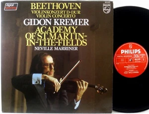 PHILIPS DIGITAL 1982 Beethoven KREMER Violin Concerto MARRINER 6514 075 NM - Picture 1 of 4
