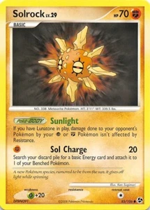 SOLROCK 85/106 - NON-HOLO - COMMON - Great Encounters - POKEMON CARD - NM/LP - Picture 1 of 2