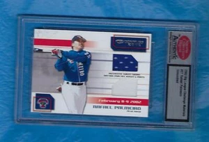 RAFAEL PALMEIRO 2002 SCD BIG LEAGUE CHALLENGE MATERIALS #27 TEXAS DUAL MATERIALS - Bild 1 von 1