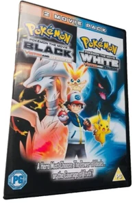Pokemon der Film: Schwarz und Pokemon der Film: Weiß (Doppelpack) Vintage - Bild 1 von 2