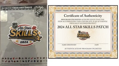 2024 NHL ALL STAR GAME SKILLS PATCH TORONTO MAPLE LEAFS JERSEY STYLE LIMITED - Image 1 of 4