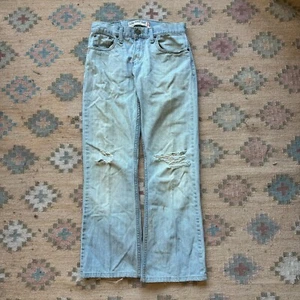 Levi's Jeans Para Hombre 28x30 527 Tiro Bajo Acampanado Y2K Bootcut Vaquero Envejecido Disco - Imagen 1 de 7