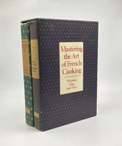 Julia Child Mastering Art of French Cooking Box Set 1979 Vol. 1 & 2 Hardcover - Picture 1 of 18