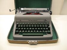 Vintage Royal Quiet De Luxe Typewriter w/Case Green Keys