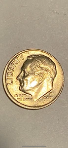 1997 P Roosevelt Dime With With Broadstruck Rim Error - Bild 1 von 2