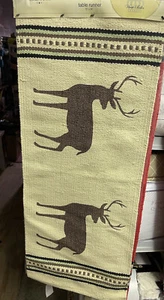 REGAL COMFORT “Tan DEER” TABLE RUNNER 15”x36” - Picture 1 of 2